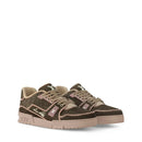Louis Vuitton LV Trainer Raffia Brown