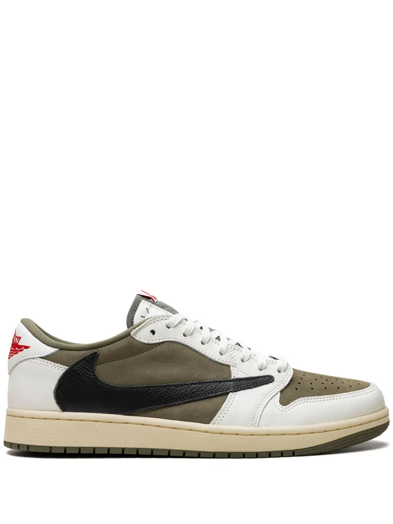 Jordan Tênis Air Jordan 1 Retro Low OG "Medium Olive" x Travis Scott