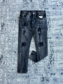 Calça Jeans Jogador com Respingos